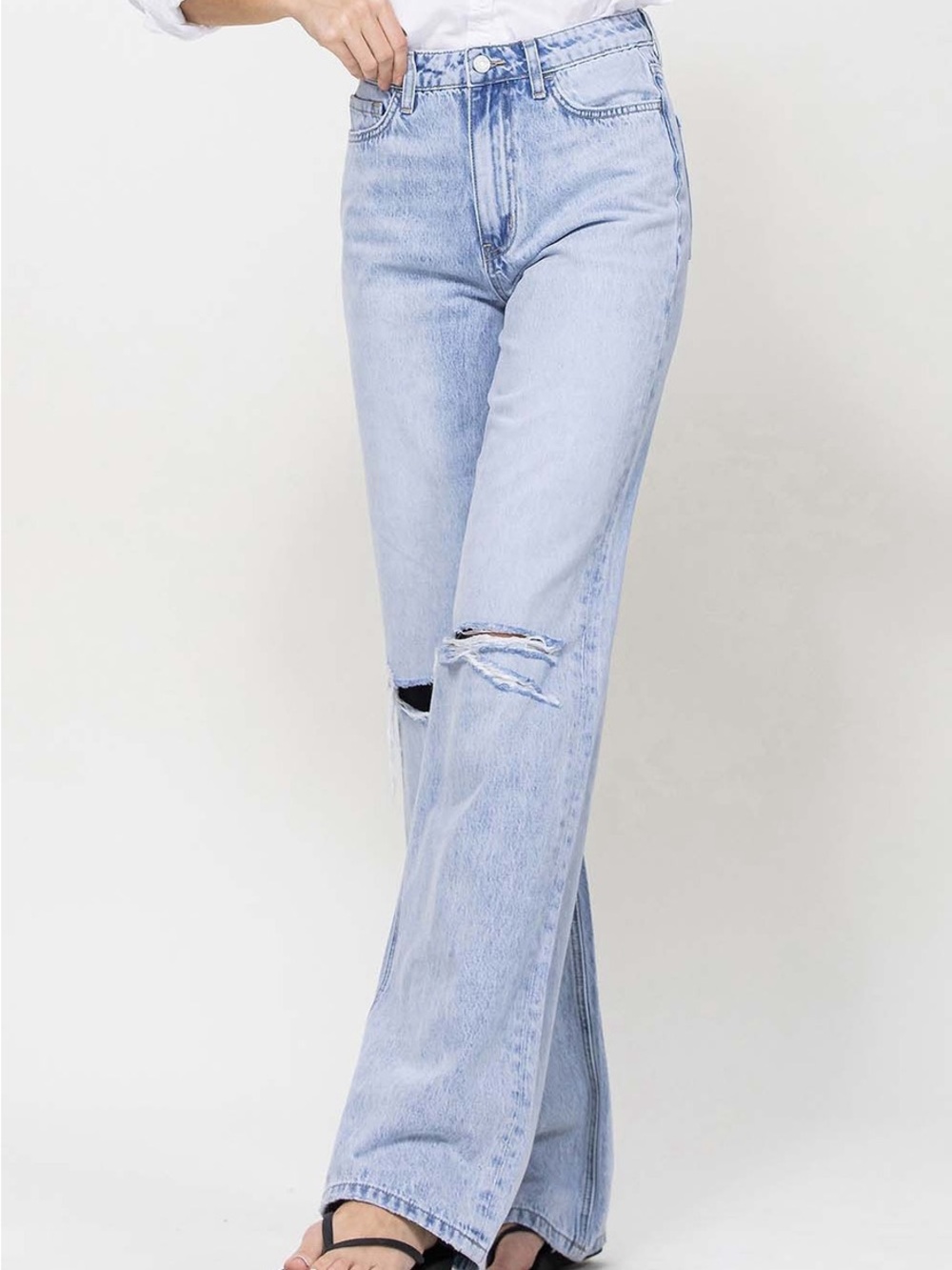 Vervet 90'S Vintage Super High Rise Flare Jeans